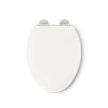 Load image into Gallery viewer, Contoured Seat with Grip-Tight Bumpers, Quick-Attach Hardware, No Slam Toilet Seat, Biscuit