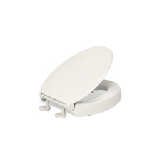 Load image into Gallery viewer, Contoured Seat with Grip-Tight Bumpers, Quick-Attach Hardware, No Slam Toilet Seat, Biscuit