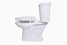 Load image into Gallery viewer, Centoco 3 inch Raised Toilet Seat for Seniors, Elongated, Closed Front with Cover, Plastic, Made in the USA, 3L800STS-001, White