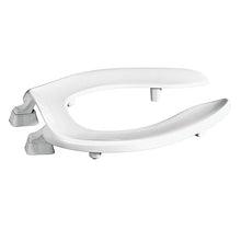 Load image into Gallery viewer, Centoco 2 inch Raised Toilet Seat for Seniors, Elongated, Open Front No Cover, Commercial, Plastic, Made in the USA, HL500STSCC-001, White