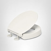 Load image into Gallery viewer, Contoured Seat with Grip-Tight Bumpers, Quick-Attach Hardware, No Slam Toilet Seat, Biscuit
