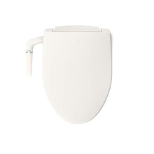 Load image into Gallery viewer, Kohler PureWash M250 Manual Elongated Bidet Toilet Seat, Biscuit, Quiet-Close Lid Prevents Slamming, Cool Water, Easy Installation with Quick-Release Hinges, Adjustable Spray Position & Pressure