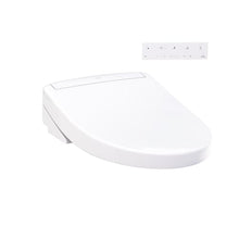 Load image into Gallery viewer, TOTO WASHLET S5 Electronic Bidet Toilet Seat with Instantaneous Water Heating, PREMIST and EWATER+ Wand Cleaning, Elongated, Cotton White - SW3446#01