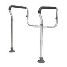 Load image into Gallery viewer, VEVOR Toilet Safety Rail, Bathroom Toilet Seat Safety Frame, Adjustable Width & Height Fit Most Toilets, 300lbs Capacity, Medical Toilet Handles with Padded Armrests for Handicap, Elderly, Disabled