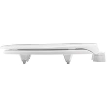 Load image into Gallery viewer, BEMIS 2L215OT 000 Medic-Aid 2" Lift Raised Open Front Toilet Seat with Cover, ELONGATED, Long Lasting Solid Plastic, White