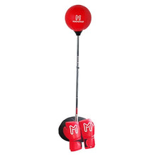 Load image into Gallery viewer, MAHIPAR Punching Bag with Stand for Adults & Teens - Heavy Punching Bag, Boxing Bag & Boxing Equipment Set with Reflex Bag, Speed Bag & Gloves - Adjustable Height for MMA, Kickboxing & Cardio Training