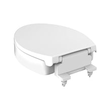Load image into Gallery viewer, Swiss Madison Ryse 3 in. Raised Elongated Soft Close ADA Compliant Toilet Seat in Glossy White