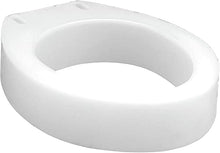 Load image into Gallery viewer, Carex Toilet Seat Riser, Elongated Raised Toilet Seat Adds 3.5 inches to Toilet Height, for Assistance Bending or Sitting