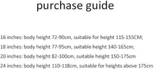 Load image into Gallery viewer, Single Wheel Unicycles Luxury Unicycle for Adult Kids, 16/18/20/24 Inch Unicycle, Single Wheel Balance Bike, Adjustable Height (Blue,24 inch)