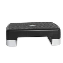 Load image into Gallery viewer, Tone Fitness Compact Aerobic Step Platform | Exercise Step, Black/Gray, Model: HHBA-TN001BK-2