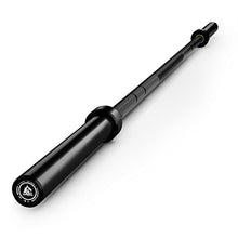 Load image into Gallery viewer, LIONSCOOL 7ft Olympic Barbell (Black E-coating, 1000LBS, No Center Knurl)