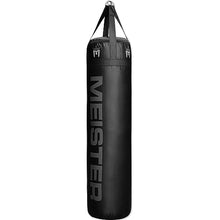 Load image into Gallery viewer, Meister 100lb Filled Heavy Bag for Boxing, MMA & Muay Thai - 60" Professional Kicking & Punching Bag - Black