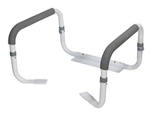 Load image into Gallery viewer, Drive Medical RTL12087 Bathroom Grab Bar for Toilets, White