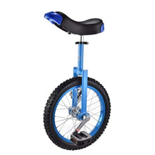 Load image into Gallery viewer, Wheel Unicycles Kid's/Adult's Wheel Unicycles, 16-inch Wheel Trainer Unicycle for Beginners, Great for Your Daughter/Son, Girl (Blue)