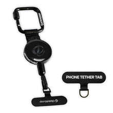 Load image into Gallery viewer, ClutchLoop Anti-Theft Phone Tether - Universal Adhesive Anchor, Retractable Steel Line and Locking Carabiner (Midnight)
