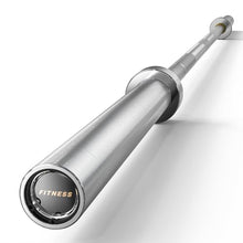 Load image into Gallery viewer, PAPABABE Barbell, 7ft Olympic Barbell 45lb Solid Chrome, 2-Inch Sleeves -(Silver)