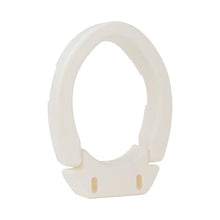 Load image into Gallery viewer, VMS Deluxe Bolt-On Hinged Raised Toilet Seat - Available in Elongated & Standard Styles, 300 lbs Weight Capacity (Elongated)