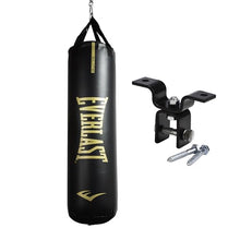 Load image into Gallery viewer, Everlast Elite 2 Heavy Bag (80 LB) with Wood Beam Heavy Punching Bag Hanger, Durable Boxing Heavy Bag for Home Training