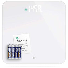 Load image into Gallery viewer, Greater Goods AccuCheck Digital Scale for Body Weight - Accurate Digital Bathroom Scale with High-Precision Sensors, Large Easy-to-Read Backlit Display, 400 lb Capacity, Auto Step-On (White)