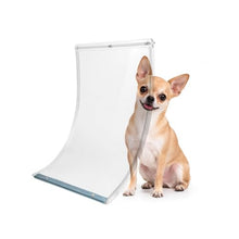 Load image into Gallery viewer, Medium Dog Door Replacement Flaps 7" x 11.25", Compatible with Ideal Pet Products, Clear Flexible Replacement Flap, Dog Door Flap for Easy Installation