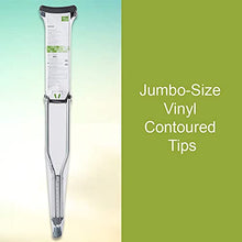 Load image into Gallery viewer, McKesson Aluminum Adjustable Underarm Crutches for Tall Adults, Max 350 lbs, 1 Pair