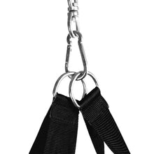 Load image into Gallery viewer, Everlast Elite 2 Nevatear Heavy Punching Bag Home Gym Equipment with Dual Hanging Strap and Swivel Mount for Boxing and Martial Arts Training, Black