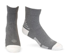 Load image into Gallery viewer, Doctor's Choice Soft Cozy Compression Socks W/Grippers, Crew, Men's, Large, Grey