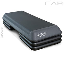Load image into Gallery viewer, Cap Barbell Adjustable Aerobic Step Platform Exercise Step, Gray