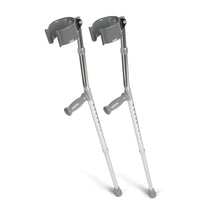 Load image into Gallery viewer, Medline Aluminum Forearm Crutches, Youth, Pack of 2