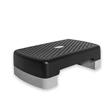 Load image into Gallery viewer, Tone Fitness Compact Aerobic Step Platform | Exercise Step, Black/Gray, Model: HHBA-TN001BK-2
