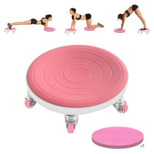 Load image into Gallery viewer, 6 Caster Ab Roller, Ab Exercise Equipment with Knee Pads, Ab Roller Wheel for Core Exercise-Pink
