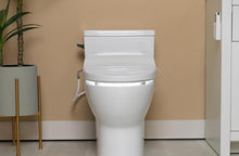 Load image into Gallery viewer, ALPHA BIDET JX2 Elongated Bidet Toilet Seat, White, Endless Warm Water, *NEW* Bowl Mist, LED Light, Quiet Operation, Wireless Remote, Stainless Steel Nozzle, Sittable Lid, 3 Year Warranty