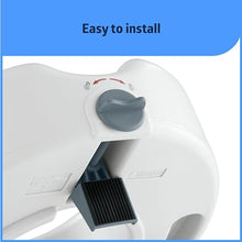 Load image into Gallery viewer, Medline 5" Raised Toilet Seat with Lock, No Arms, White, 400 lb Capacity - Easy Installation - Elderly & Disabled Bathroom Aid
