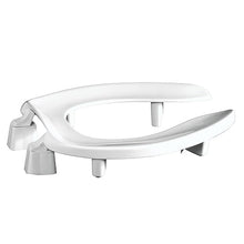 Load image into Gallery viewer, Centoco 3 inch Raised Toilet Seat for Seniors, Elongated, Open Front No Cover, Plastic, Made in the USA, 3L500STSCC-001, White