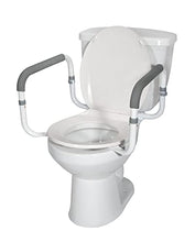 Load image into Gallery viewer, Drive Medical RTL12087 Bathroom Grab Bar for Toilets, White