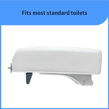 Load image into Gallery viewer, Medline 5" Raised Toilet Seat with Lock, No Arms, White, 400 lb Capacity - Easy Installation - Elderly & Disabled Bathroom Aid