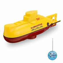 Load image into Gallery viewer, Mini RC Boat Toy Remote Control Tourist Submarine - Yellow