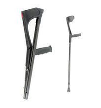 Load image into Gallery viewer, KMINA Foldable Forearm Crutch of Carbon Fiber (x1 Unit), Open Cuff, Lightweight, Folding Crutches