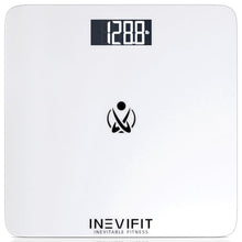 Load image into Gallery viewer, INEVIFIT Bathroom Scale, Highly Accurate Digital Bathroom Body Scale, Measures Weight up to 400 lbs. Includes Batteries