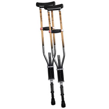 Load image into Gallery viewer, York Nordic - Spring Cushion Crutches Perfect for Sports Injuries and Travel - Heights 4'7" to 6'6" - Adjust Down to 22" for Travel