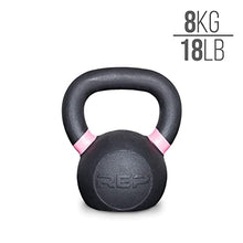 Load image into Gallery viewer, REP Fitness Kettlebell Set, 1 of Each (8, 12, 16, 20, 24 kg), Adjustable Weight, Cast Iron, Strength Exercise Training, Home Gym, Power Workout Equipment, Free Weights, Dumbbell Alternative