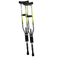 Load image into Gallery viewer, York Nordic - Spring Cushion Crutches Perfect for Sports Injuries and Travel - Heights 4'7" to 6'6" - Adjust Down to 22" for Travel