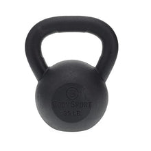Load image into Gallery viewer, Body Sport Cast Iron Kettlebell, 35 lb. – Strength & Core Training Equipment