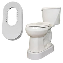 Load image into Gallery viewer, Toilevator Toilet Riser - 3.5" High Toilet Riser Base for Handicap and Elderly, Extra Tall Toilet Seat Elevator, 500 lb Capacity, Easy Install Toilet Seat Riser, Compatible with Standard Toilets