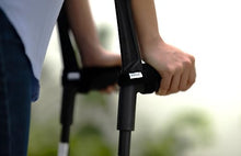 Load image into Gallery viewer, KMINA Forearm Crutches for Adults (x2 Units), Open Cuff, Extra Comfort with Hand Grip and Wide Tip