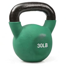 Load image into Gallery viewer, RitFit Neoprene Coated Kettlebell Weight Set, Solid Cast Iron, 5-15 LB (5+10+15 LB)