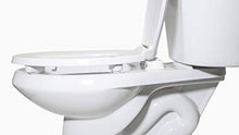 Load image into Gallery viewer, Centoco 2 inch Raised Toilet Seat for Seniors, Elongated, Closed Front with Cover, Plastic, Made in the USA, HL800STS-001, White