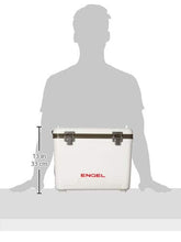 Load image into Gallery viewer, Engel UC19 19qt Leak-Proof, Air Tight, Drybox Cooler and Small Hard Shell Lunchbox for Men and Women in White