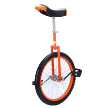 Load image into Gallery viewer, 24 Inch Single Wheel Cycling Exercise Bicycle for Office Workers, Students, Cycling Enthusiasts(Orange,24")