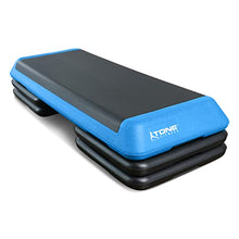 Load image into Gallery viewer, Tone Fitness Adjustable Aerobic Step Platform Exercise Step, Blue